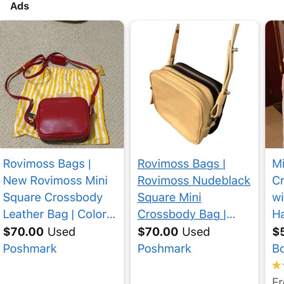 Rovimoss NudeYellow Square Mini Crossbody💛 On Sale! - Picture 5 of 9